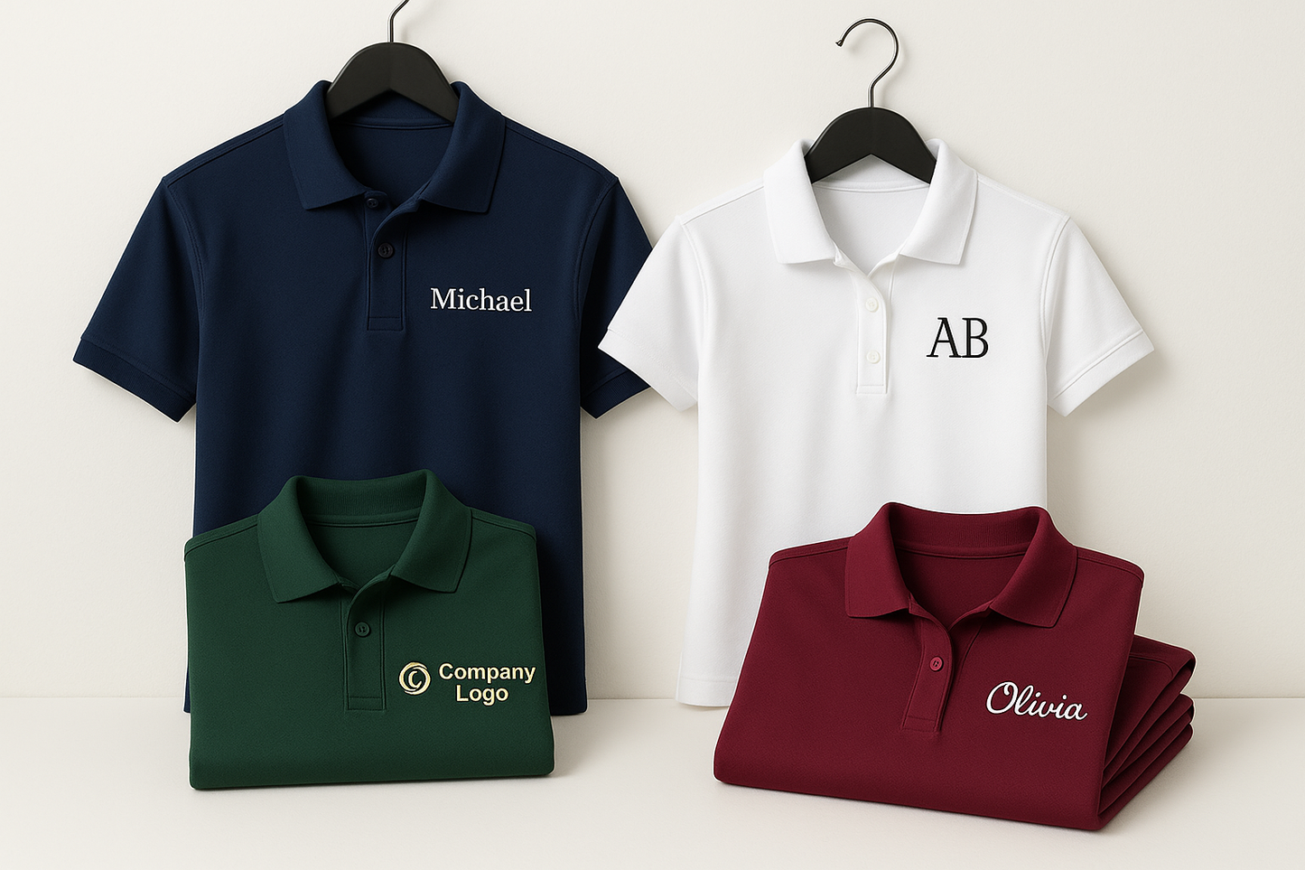personalize your polo clothes